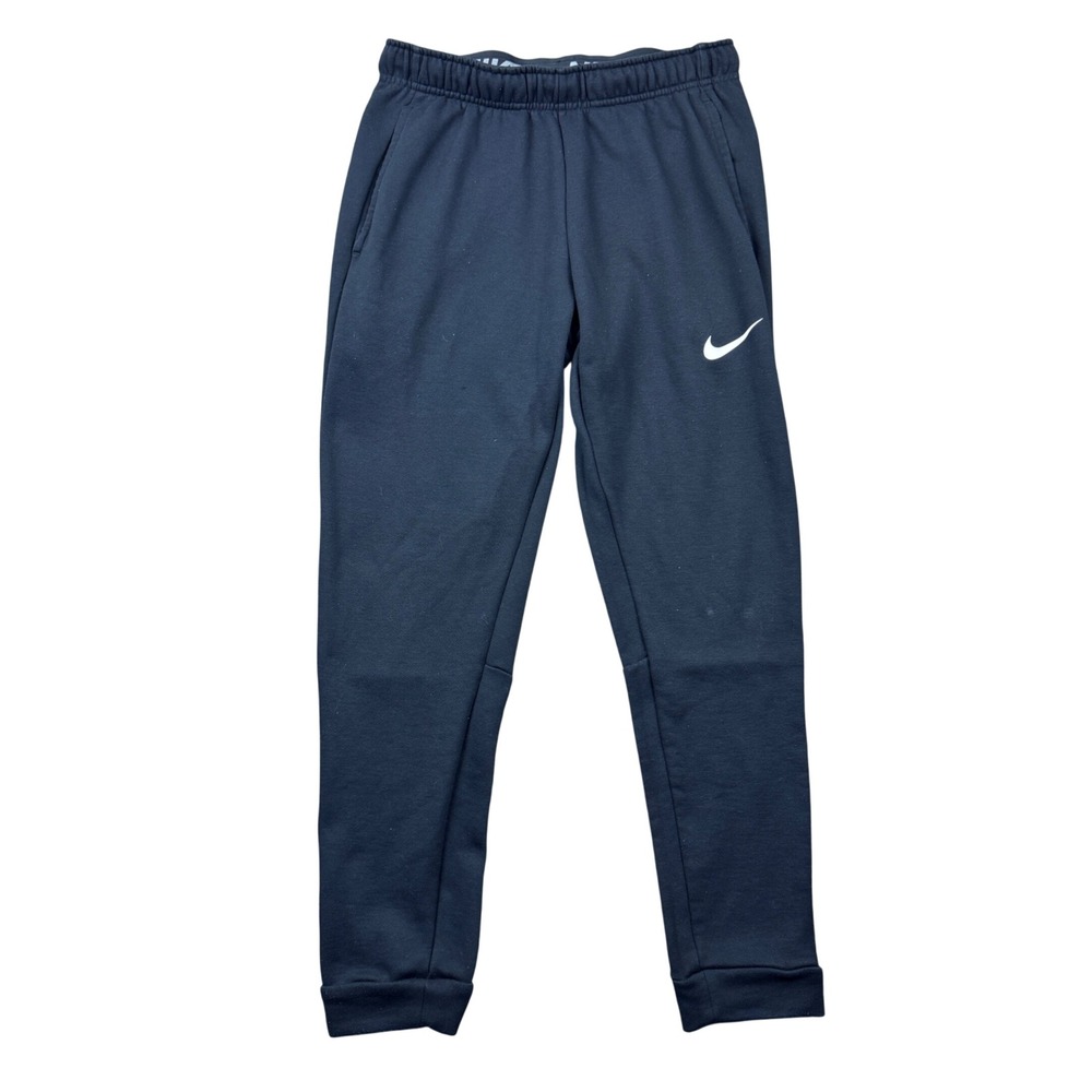 Nike Dri-FIT Men Medium Black Tapered Joggers Sweatpants Workout Athletic Gym